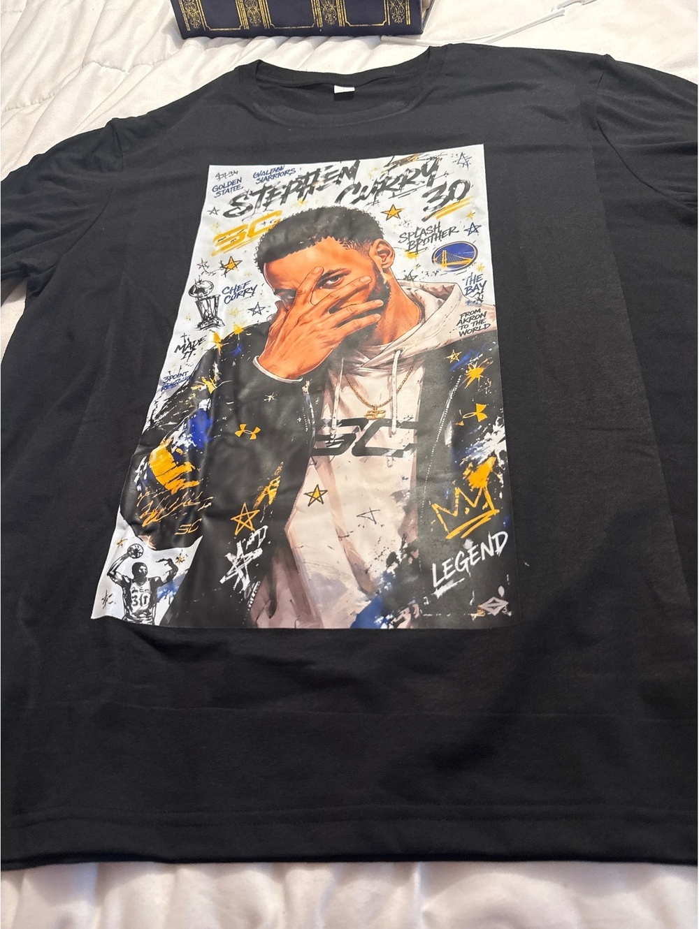 Under Armour Stephen Curry Black Graphic T-Shirt Size L